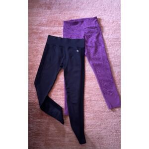 Bundle/  Athletic Leggings/ Under Armour/Hollister/ Size M Women’s/Black/Purple